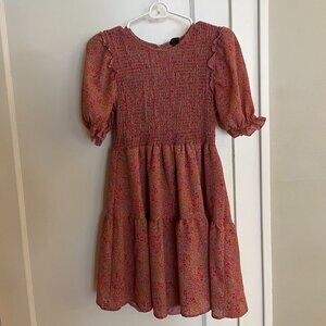 Wild Fable puff sleeve floral dress